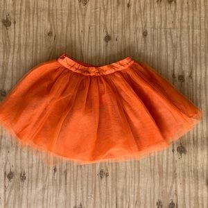 NWT Janie and Jack Le Artiste Orange Tutu